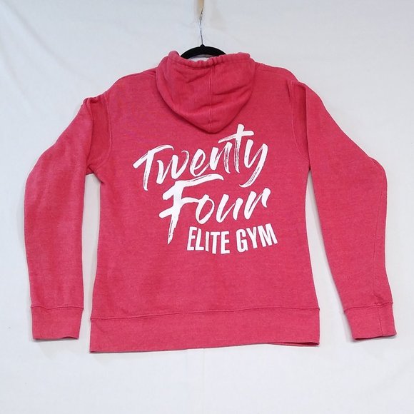 24 Hour Elite Gym Hoodie Unisex Medium 38" Chest 25" Length 17" Sleeve - Picture 1 of 10